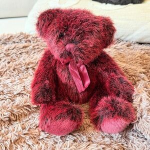 Romanoff berry Red Teddy Bear collectible Stuffed Animal plushie